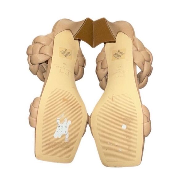 Marc Fisher Tan Slip-on Leather Upper
Sandals(Size 9M) - Picture 3 of 8